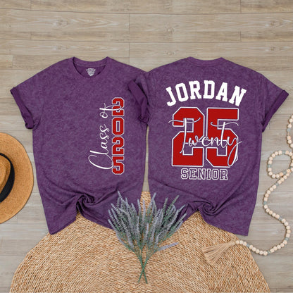 Custom Senior Class of 2025 Shirt: Personalized Graduation Gift for High School Seniors & Proud Families 2025