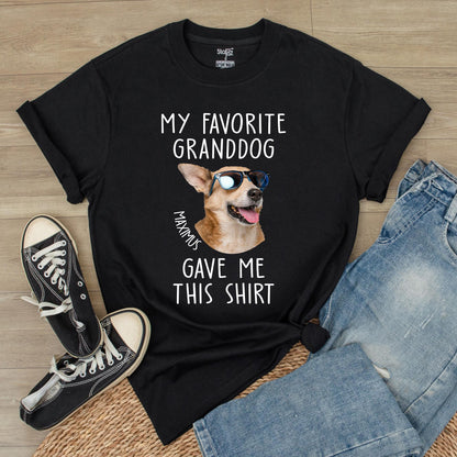 Custom Photo Dog Dad Shirt, Funny Gift for Dog Lovers, Personalized Father's Day Birthday Tee, Dog Papa Gift, Comfortable Cotton