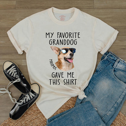 Custom Photo Dog Dad Shirt, Funny Gift for Dog Lovers, Personalized Father's Day Birthday Tee, Dog Papa Gift, Comfortable Cotton