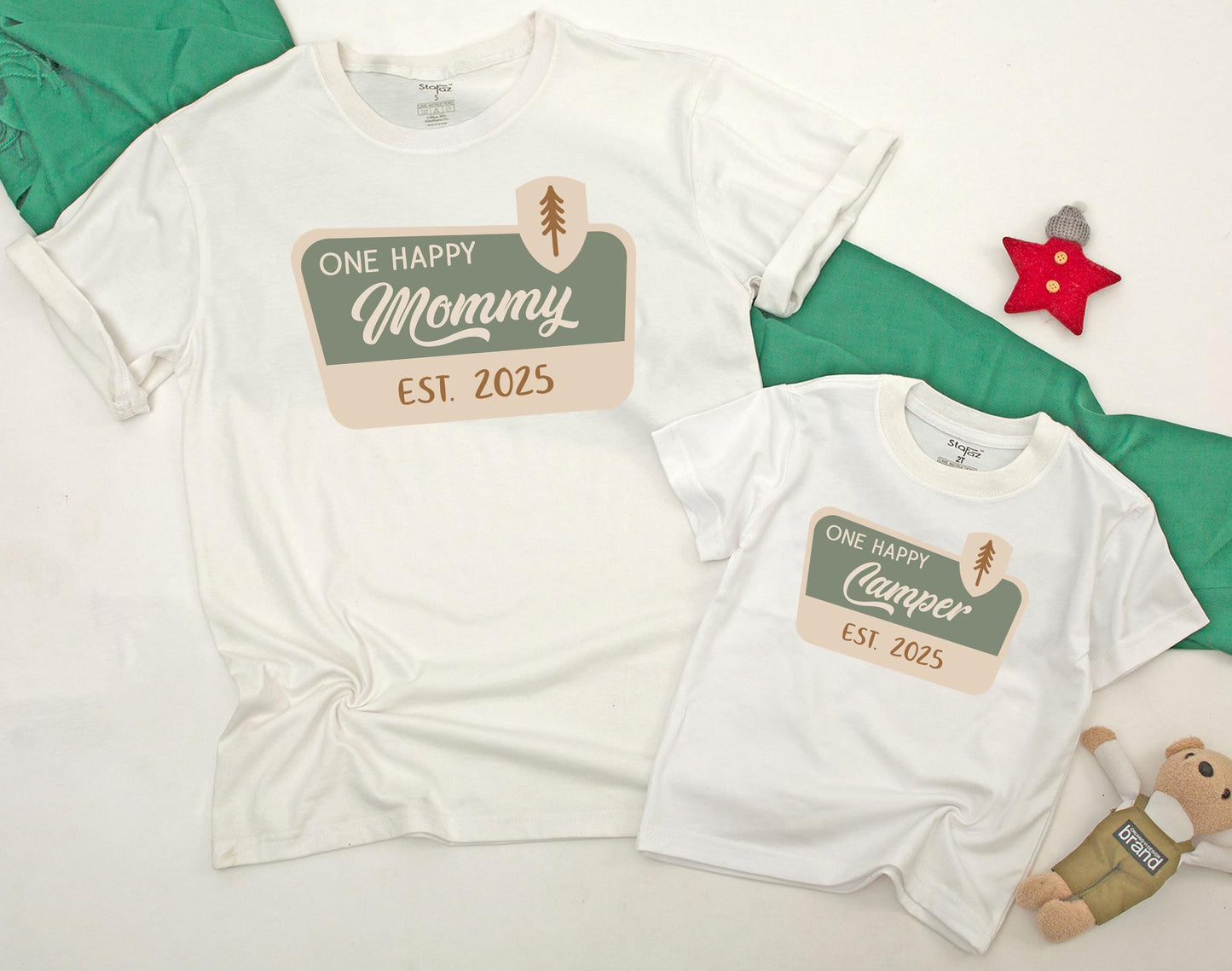 One Happy Camper First Birthday Outfit Matching Family Camping Squad Romper Toddler Adventure Gift