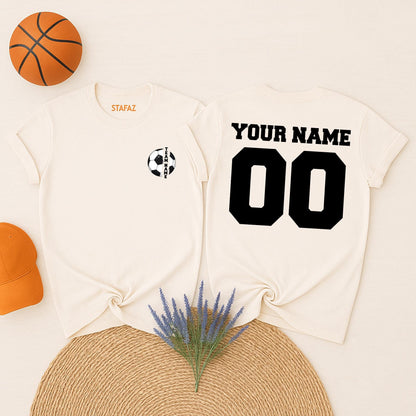 Custom Team Name Soccer Shirt Your Name Game Day Soccer Mom Personalized Player Gift