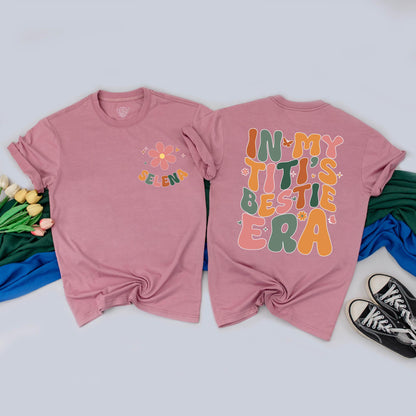 Custom Auntie and Niece Matching Outfit "In My Titi Era" Romper Cute Aunt Gift for Niece Auntie's Bestie
