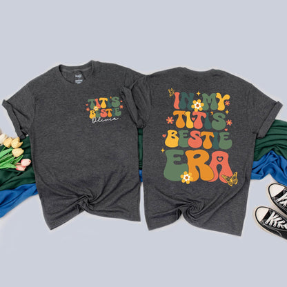 Personalized Titi & Titi's Bestie Matching Shirts & Romper Custom Aunt & Niece Outfit Baby Shower Gift