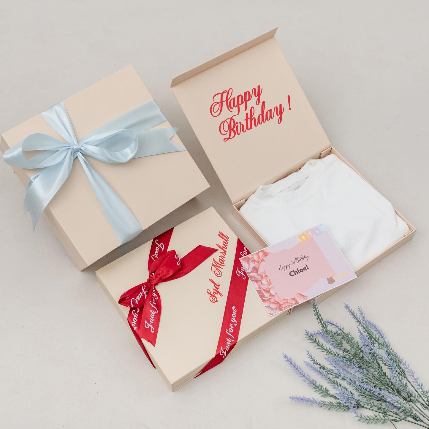 Personalized Baby Girl Bubble Romper Blue Chinoiserie Floral Name Bow Ribbon Vintage Infant Bodysuit Sweet Birthday Baby Shower Gift