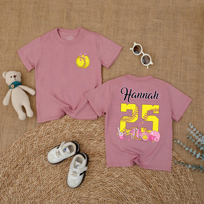 Softball Baby Romper Custom Gameday Outfit Short Sleeve Baby Girl Clothes Sports Themed Bodysuit