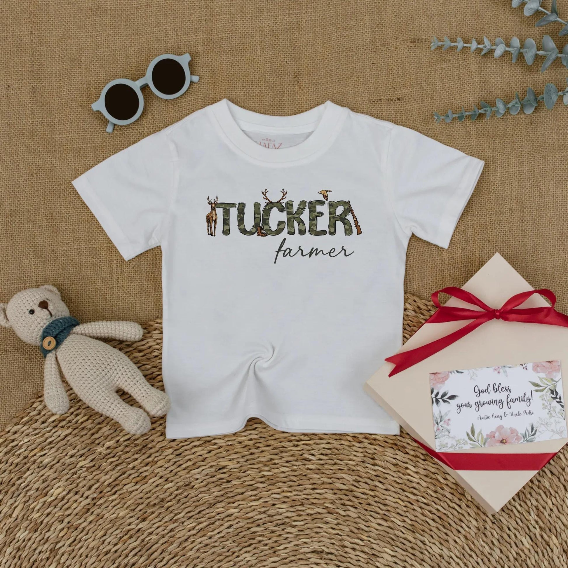 Custom Mallard Duck Camo Baby Romper Personalized 1st Birthday Outfit for Baby Boys Hunting Lover Gift