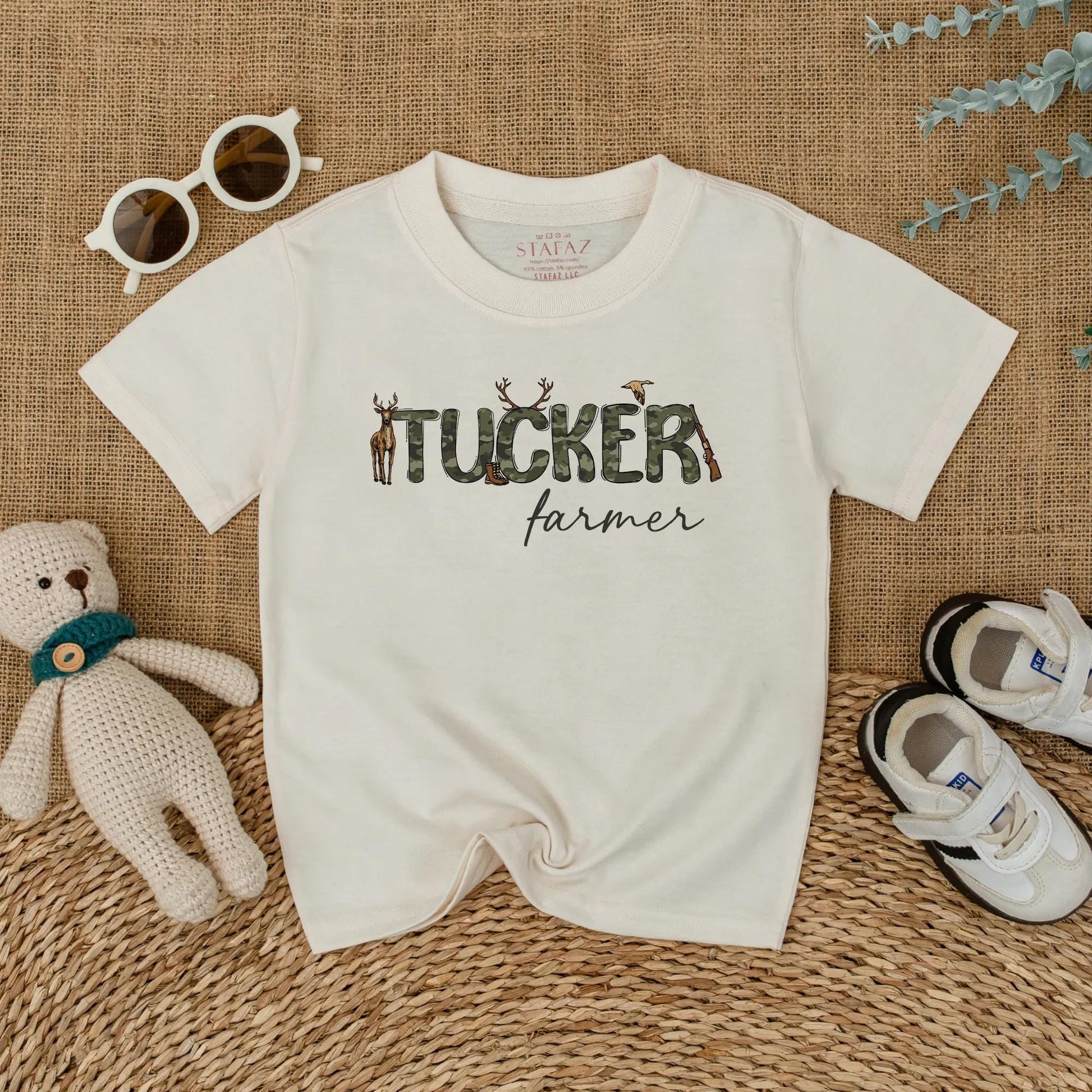 Custom Mallard Duck Camo Baby Romper Personalized 1st Birthday Outfit for Baby Boys Hunting Lover Gift