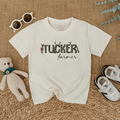 Custom Mallard Duck Camo Baby Romper Personalized 1st Birthday Outfit for Baby Boys Hunting Lover Gift