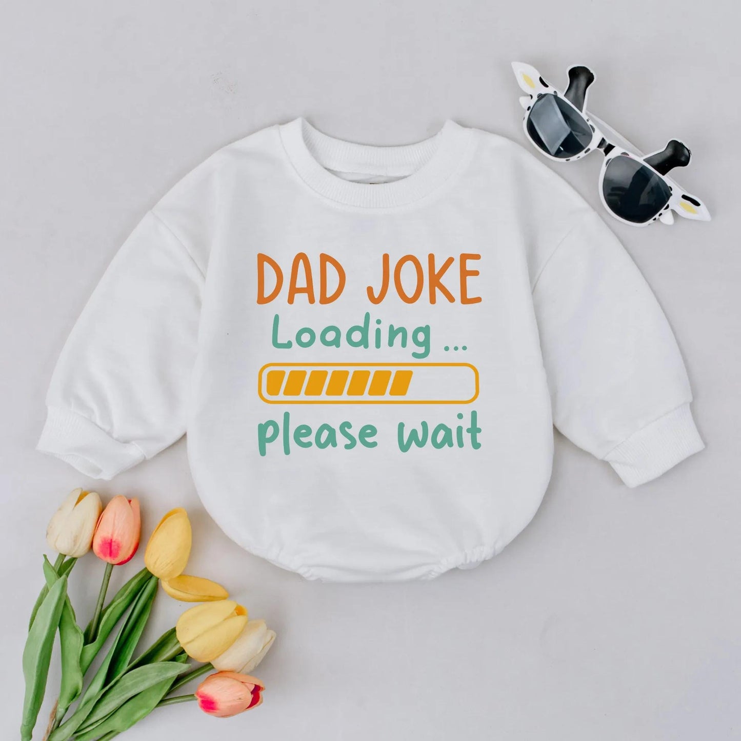 Funny Dad Joke Romper for Baby Boys Cute Humor Bodysuit Perfect Toddler Gift Idea for Father's Day Baby Shower Celebration Cotton Comfort