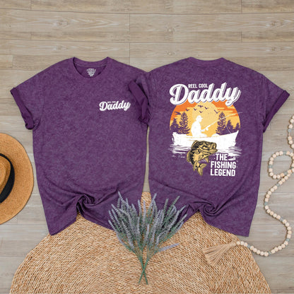 Reel Cool Dad Fishing T-Shirt: Funny Fishing Gift for Dad, Father's Day, Retro Shirt for Fishermen, Fishing Dad Clothes
