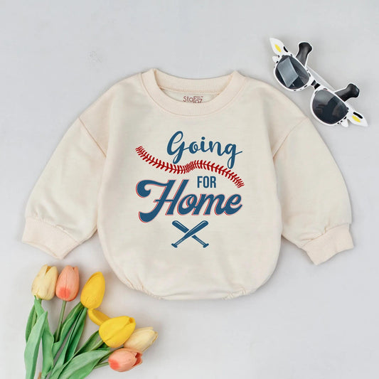 Baby Boy Long Sleeve Baseball Bubble Romper Retro Sporty Toddler Outfit Perfect Fall Clothes Newborn Baby Shower Gift Idea Style