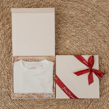 Personalized 'A Little Gift From Heaven Love Grandma' Baby Outfit Newborn Boy Coming Home Bodysuit Pregnancy Reveal Keepsake Shower Gift