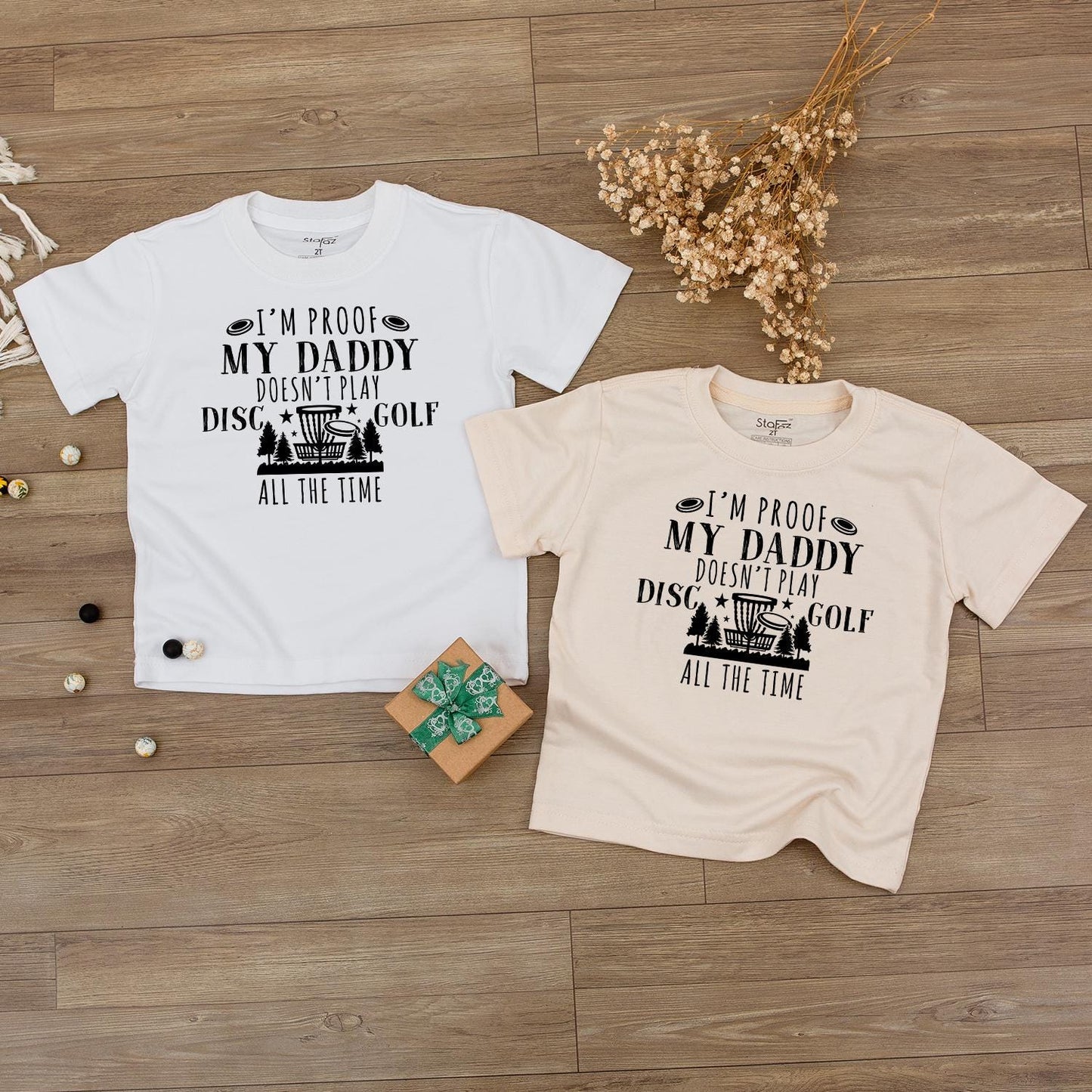 Disc Golf Baby Romper or Toddler Tee: Daddy's Girl Outfit, Cute Retro Design, Pregnancy Gift, Disc Golf Family Fun, Newborn, Birthday