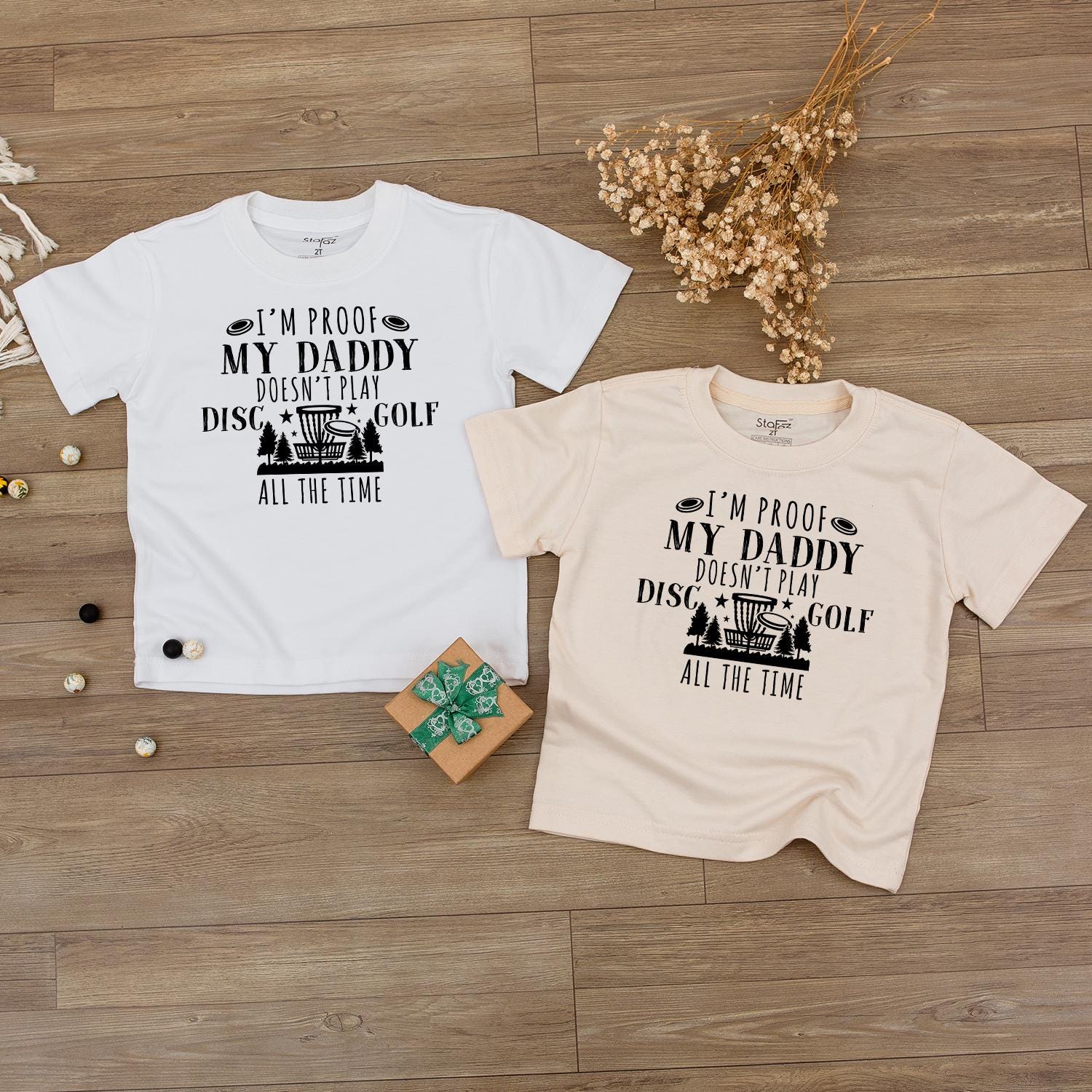 Disc Golf Baby Romper or Toddler Tee: Daddy's Girl Outfit, Cute Retro Design, Pregnancy Gift, Disc Golf Family Fun, Newborn, Birthday
