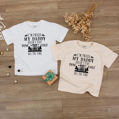 Disc Golf Baby Romper or Toddler Tee: Daddy's Girl Outfit, Cute Retro Design, Pregnancy Gift, Disc Golf Family Fun, Newborn, Birthday