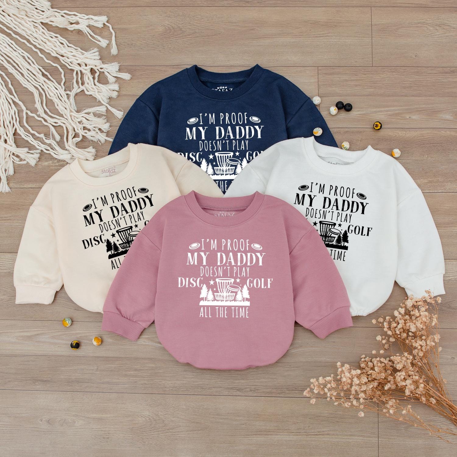 Disc Golf Baby Romper or Toddler Tee: Daddy's Girl Outfit, Cute Retro Design, Pregnancy Gift, Disc Golf Family Fun, Newborn, Birthday