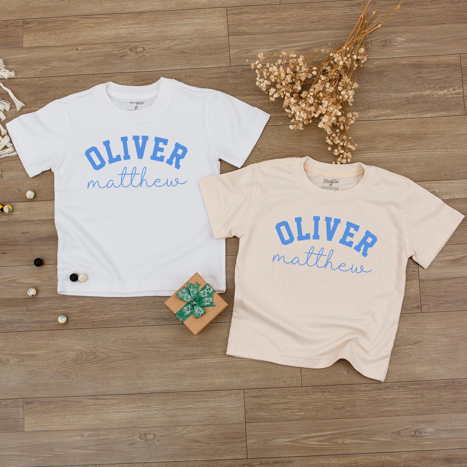 Custom Baby Boy Bubble Romper | Personalized First & Middle Name Outfit | Baby Shower Gift | Cute Infant Coming Home Clothes