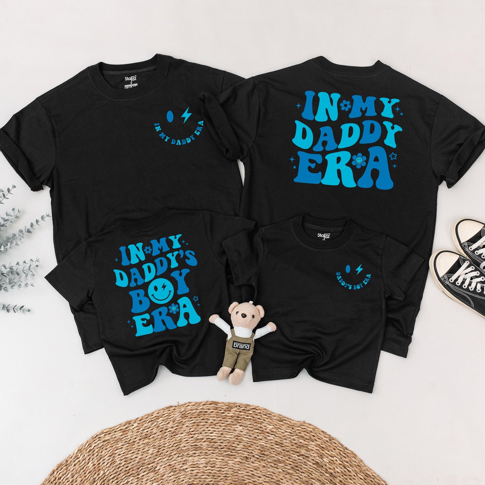 In My Daddy's Boy Era Matching Outfit for Newborn Boys Custom New Dad Gift Baby Shower First Father's Day Shirt