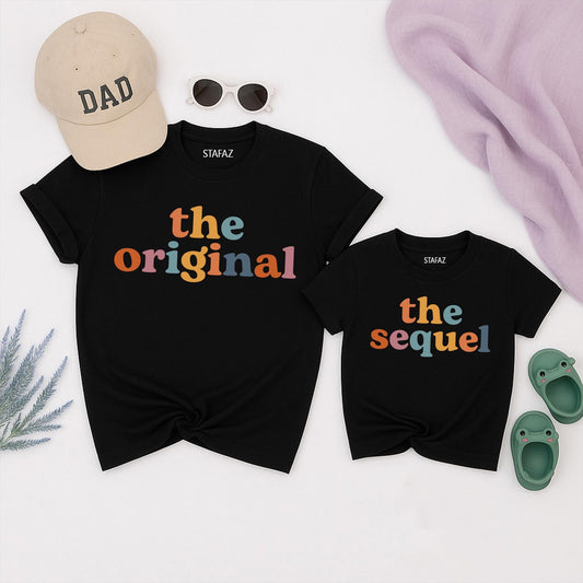 The Original The Sequel Plot Twist The Finale Matching Family Shirts New Baby Tee for Siblings, Parents & Kids Cotton Tees