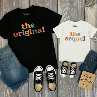The Original The Sequel Plot Twist The Finale Matching Family Shirts New Baby Tee for Siblings, Parents & Kids Cotton Tees