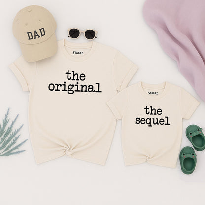 Original Sequel Finale Matching Family Shirts - Pregnancy Announcement & Sibling Reveal Outfits for Mom, Dad & Kids! All Ages, New Baby