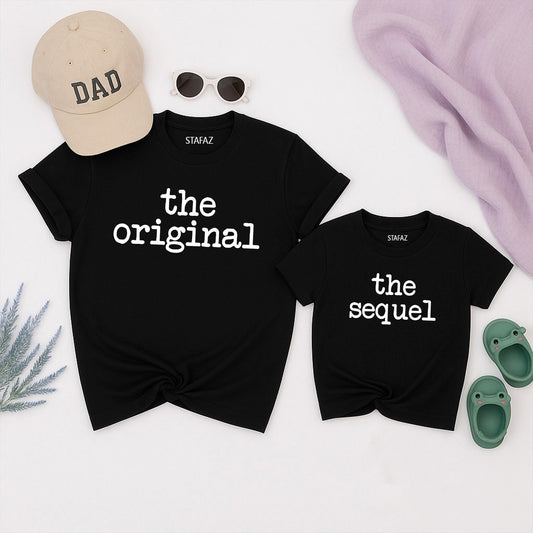 Original Sequel Finale Matching Family Shirts - Pregnancy Announcement & Sibling Reveal Outfits for Mom, Dad & Kids! All Ages, New Baby