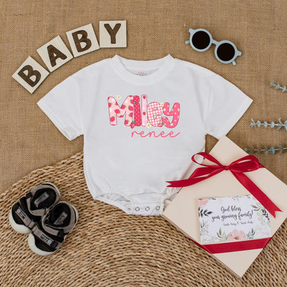 Custom Name Strawberry Romper for Baby Girl Personalized Berry First Birthday Outfit Cute Summer Toddler Girl Gift Cotton Comfortable Seasonal Outfit