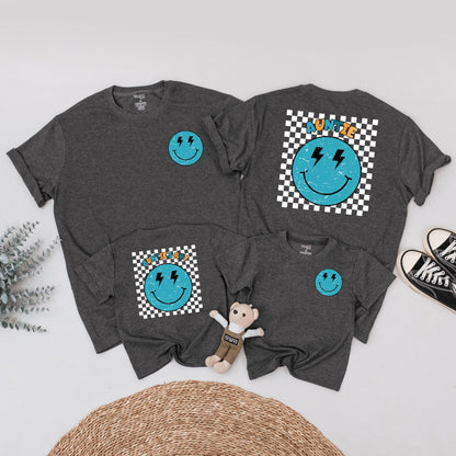 Cool Auntie's Boy Matching Outfit Aunt and Nephew Baby Romper Retro Auntie Shirt Family Matching Gift for Auntie's Little Man