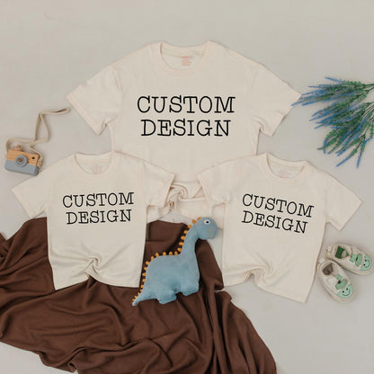 Custom Toddler & Youth T-Shirt Your Design or Text Kids Personalized Birthday School Gift Made to Order Tee