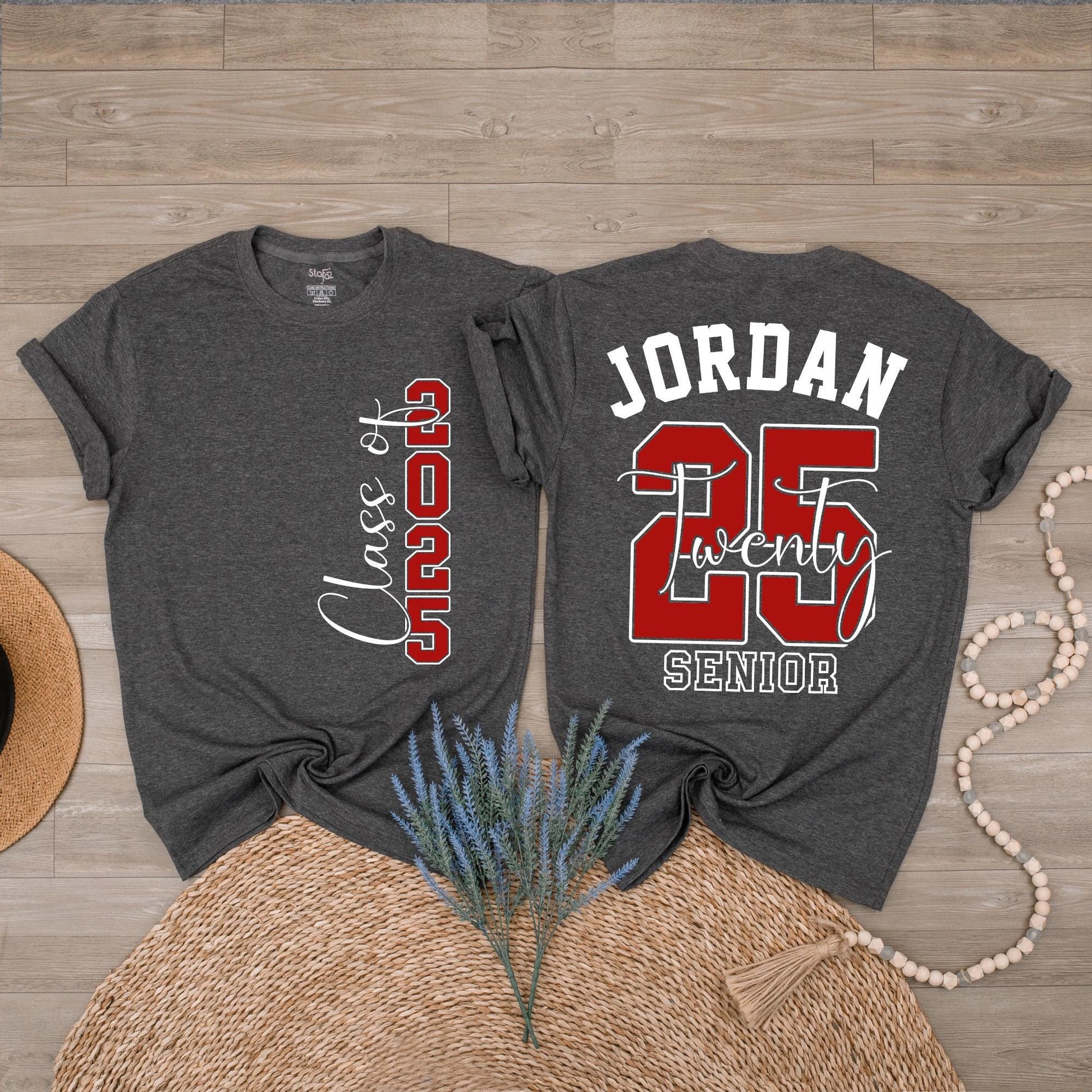 Custom Senior Class of 2025 Shirt: Personalized Graduation Gift for High School Seniors & Proud Families 2025