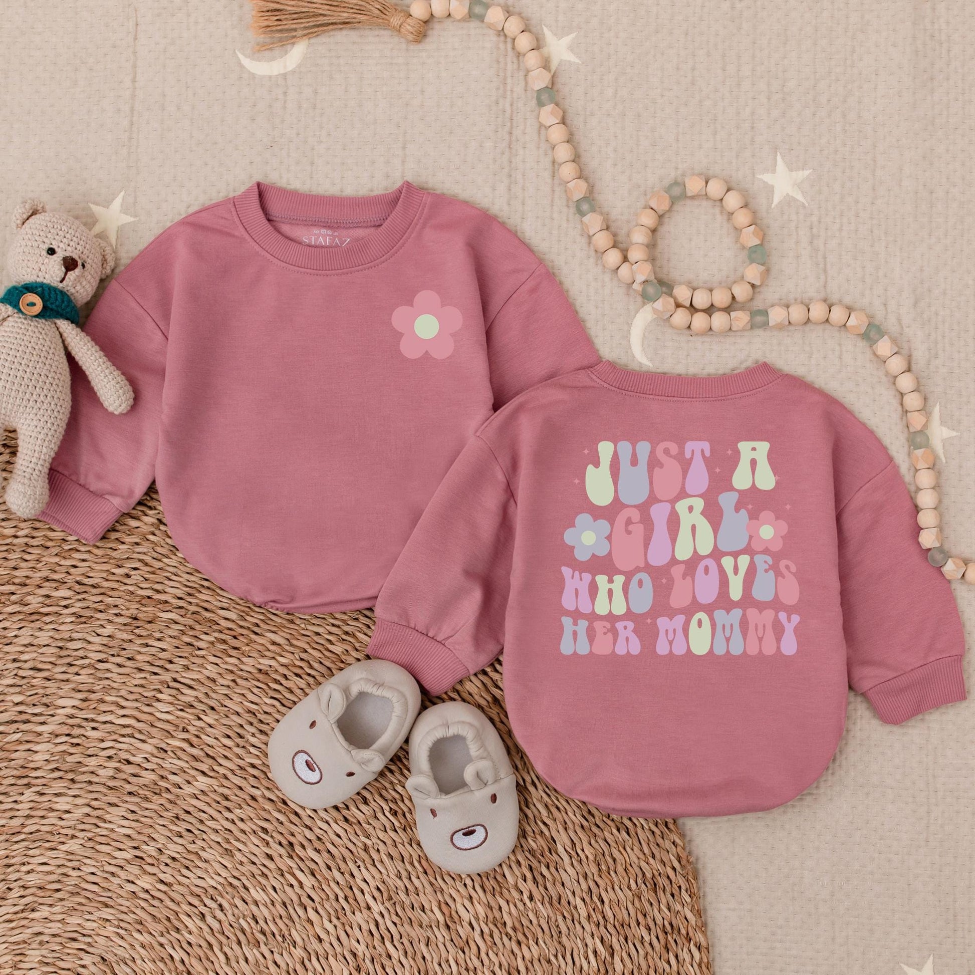 Mama's Girl Romper Cute Baby Girl Outfit Soft Cotton Birthday Gift for Baby Girl Mama's Love Coming Home Outfit