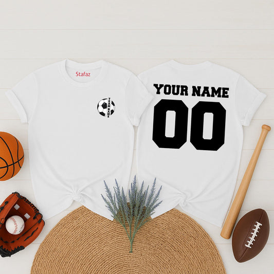 Custom Team Name Soccer Shirt Your Name Game Day Soccer Mom Personalized Player Gift