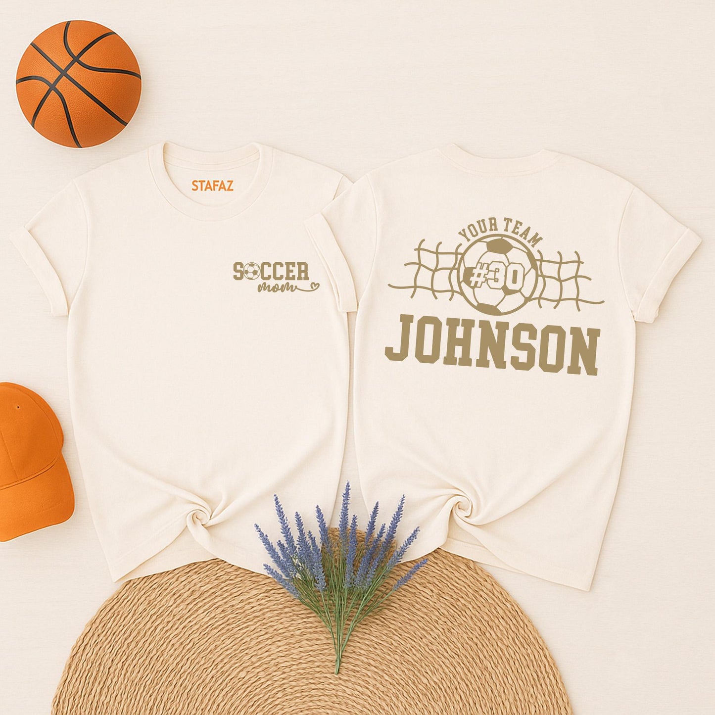 Custom Team Name Soccer Shirt Personalized Game Day Soccer Mom Dad Fan Shirt Mascot