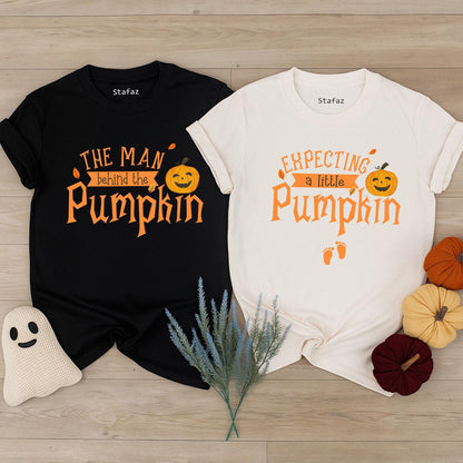 Expecting A Little Pumpkin Pregnancy Reveal Shirt Thanksgiving Baby Announcement Fall Maternity Gift