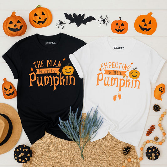 Expecting A Little Pumpkin Pregnancy Reveal Shirt Thanksgiving Baby Announcement Fall Maternity Gift
