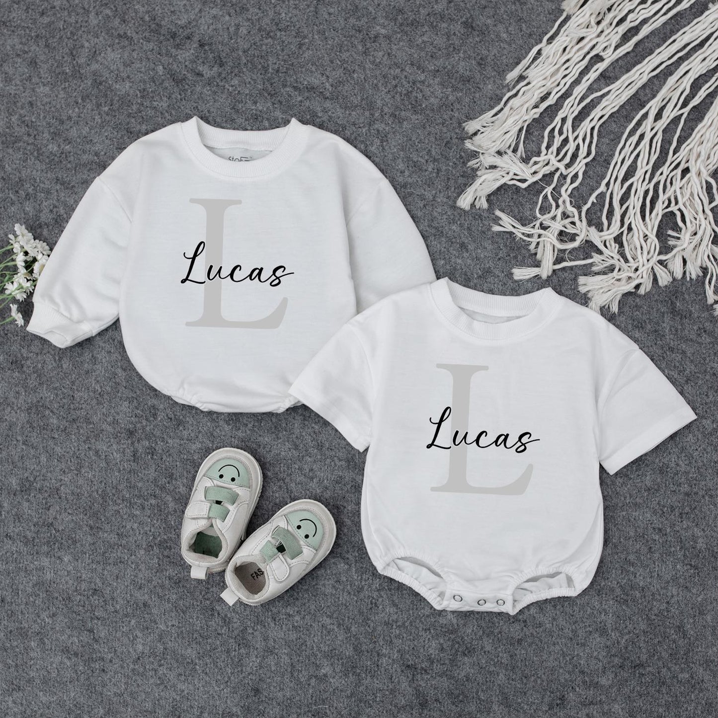 Personalized Coming Home Outfit Newborn Baby Boy Girl Hospital Outfit Shower Gift Set Soft Cotton