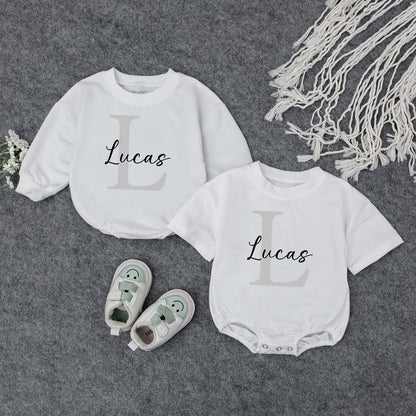 Personalized Coming Home Outfit Newborn Baby Boy Girl Hospital Outfit Shower Gift Set Soft Cotton