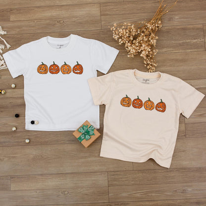 Cute Pumpkin Jack-o-Lantern Baby Romper Toddler Sweatshirt Halloween Kid T-Shirt Newborn Bodysuit Spooky Season Autumn Apparel