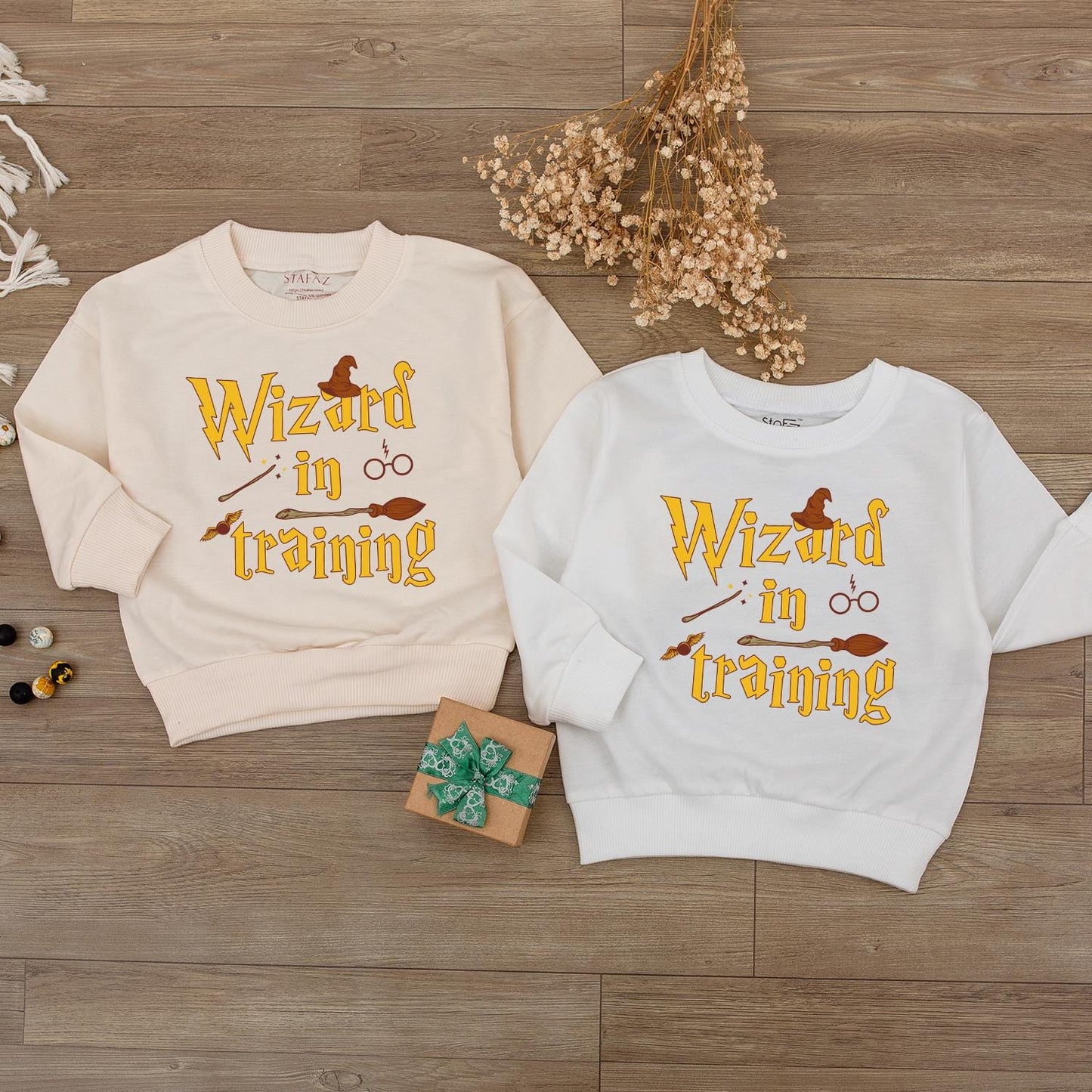 Wizard in Training Baby Romper Newborn Infant Bodysuit New Parent Gift Witchy Outfit Shower Present Soft Comfortable First Birthday Celebration Attire