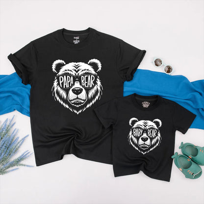 Papa Bear Baby Bear Matching Shirts Adorable Cute Bear Daddy & Me Outfit Custom Father’s Day Gift Family Bonding
