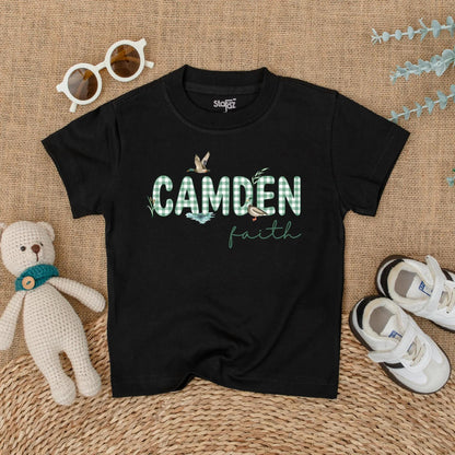 Personalized Mallard Duck Bubble Romper Baby Boy Hunting Outfit Newborn Gift Duck Theme Birthday Clothes Outdoor Baby Clothes