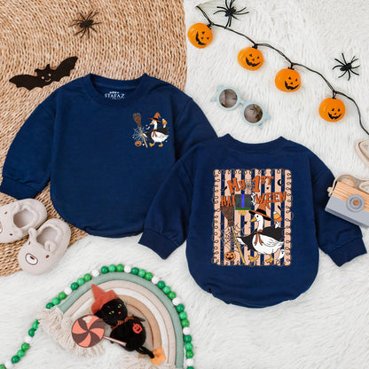 My First Halloween Baby Bubble Romper Bodysuit for Toddler Boy Spooky Season Infant Clothes Cute Comfortable Cotton Gift Idea