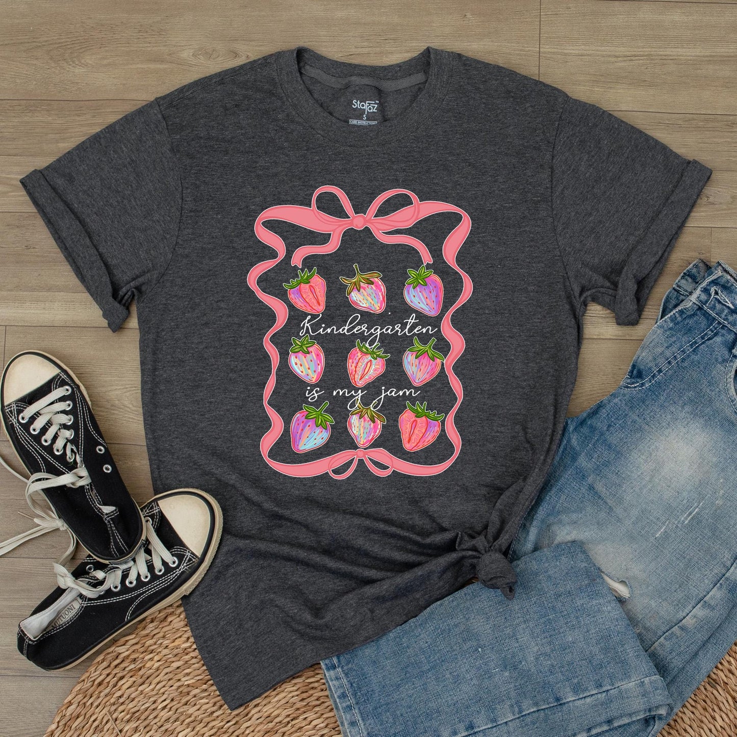 Kindergarten Is My Jam Teacher Shirt Gift, Special Ed Teacher Gift, Back to School Elementary Teacher Tee, Kinder Squad, Comfy Cotton