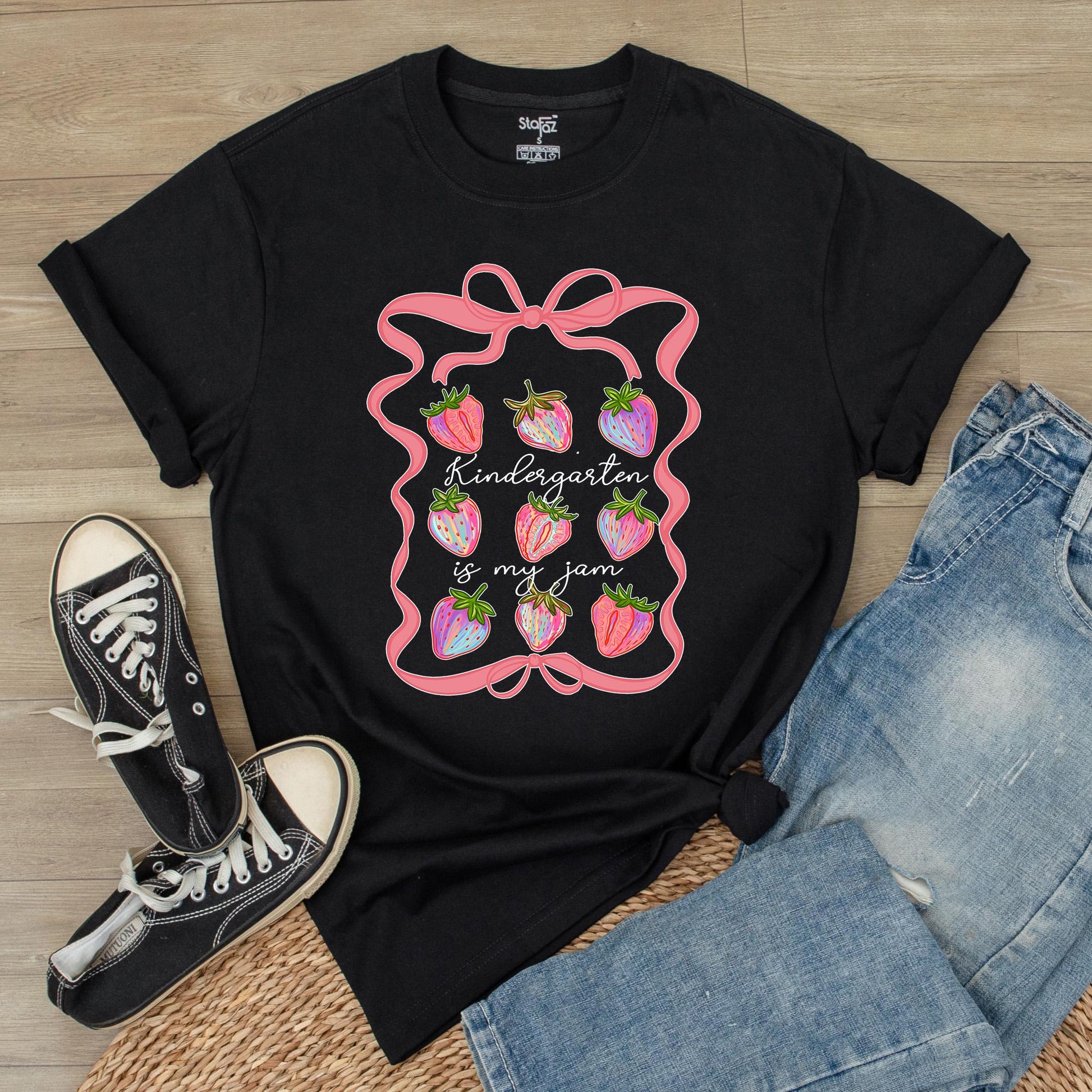 Kindergarten Is My Jam Teacher Shirt Gift, Special Ed Teacher Gift, Back to School Elementary Teacher Tee, Kinder Squad, Comfy Cotton