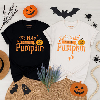 Expecting A Little Pumpkin Pregnancy Reveal Shirt Thanksgiving Baby Announcement Fall Maternity Gift