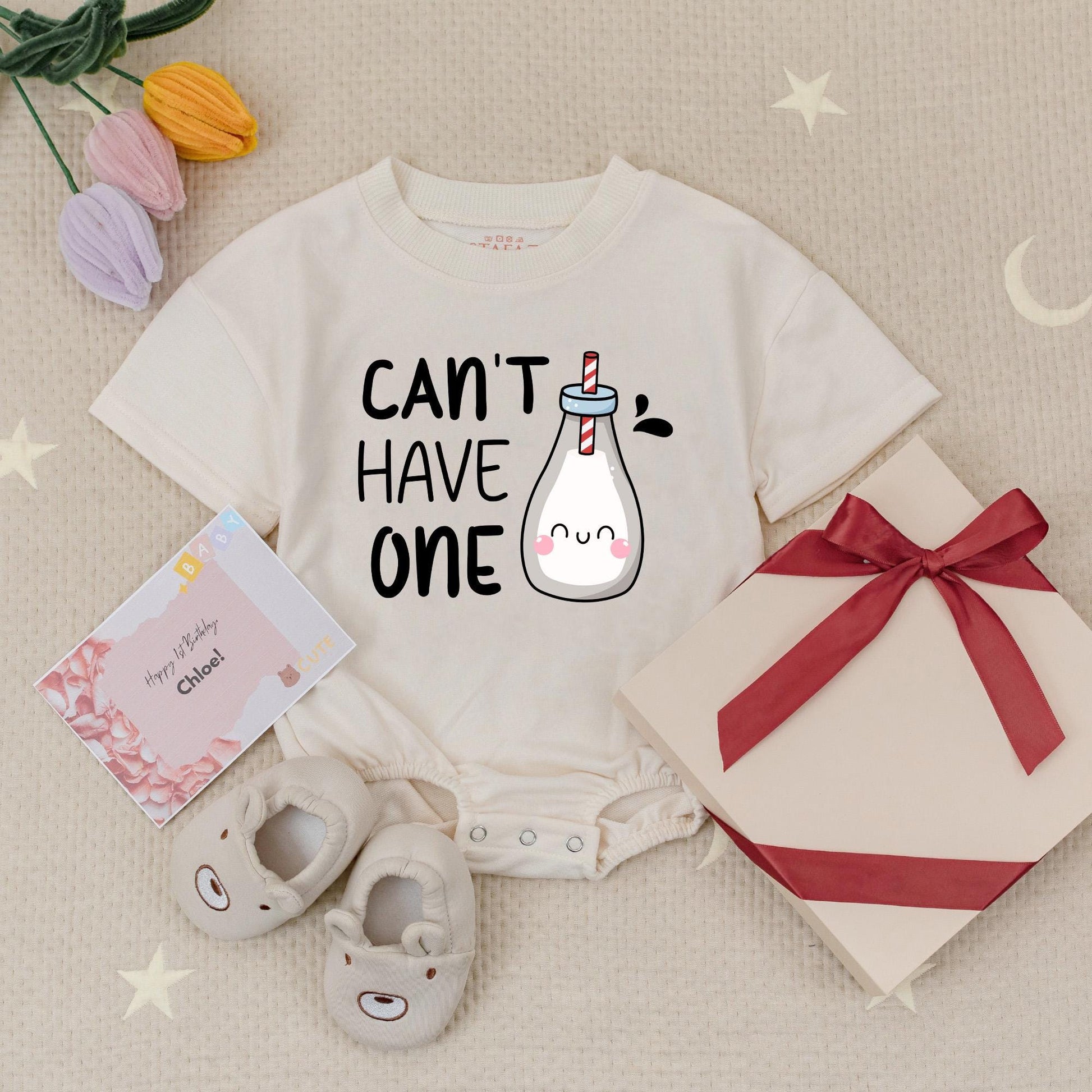 Cute Twin Baby Rompers: Milk & Cookie Best Friends! Can't Have One Without The Other Matching Babysuits, Adorable Newborn Gift Set, Soft Cotton 