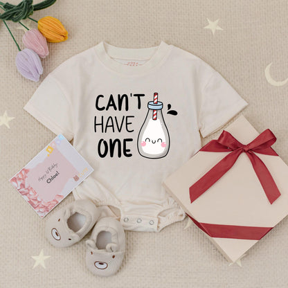 Cute Twin Baby Rompers: Milk & Cookie Best Friends! Can't Have One Without The Other Matching Babysuits, Adorable Newborn Gift Set, Soft Cotton 