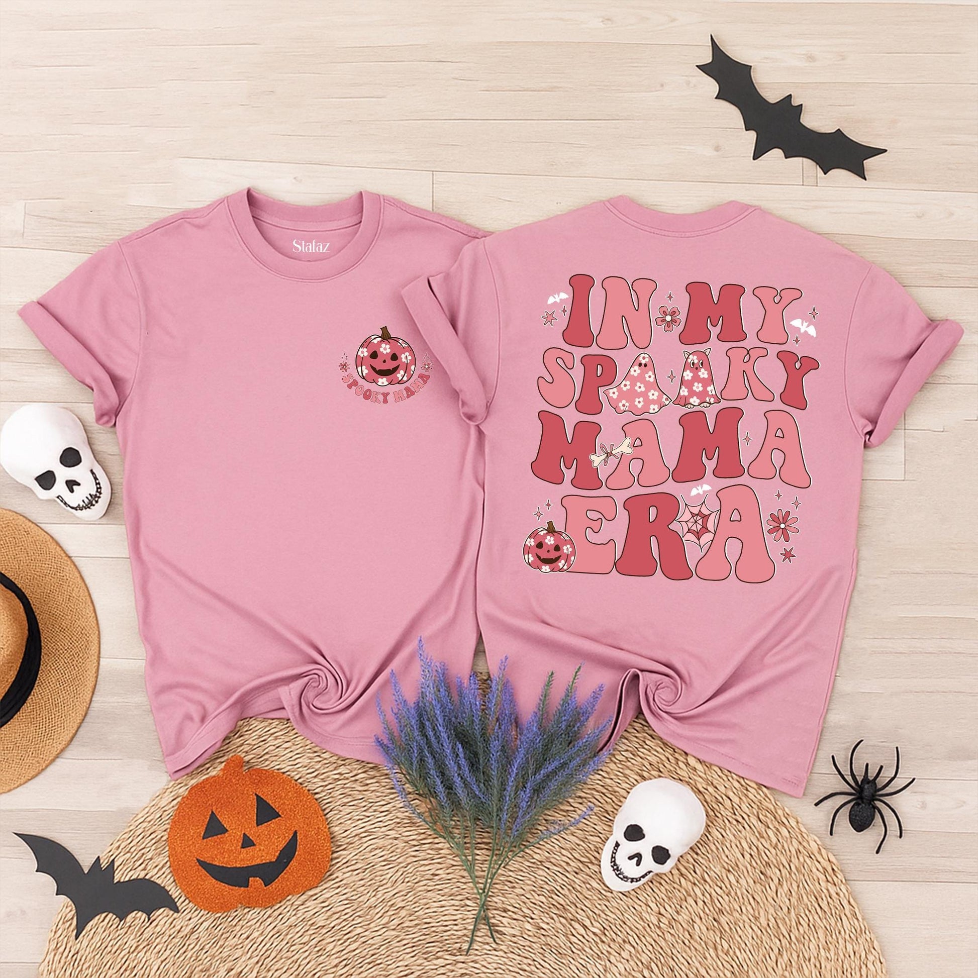 Halloween Mama Shirt In My Spooky Mama Era Ghost Mommy Tee Spooky Mom Pumpkin Mama Halloween Party T-shirt