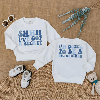Big Brother Announcement Romper & Shirt Set, Sibling Reveal Outfit for Baby & Toddler Boy, Pregnancy Announcement Gift