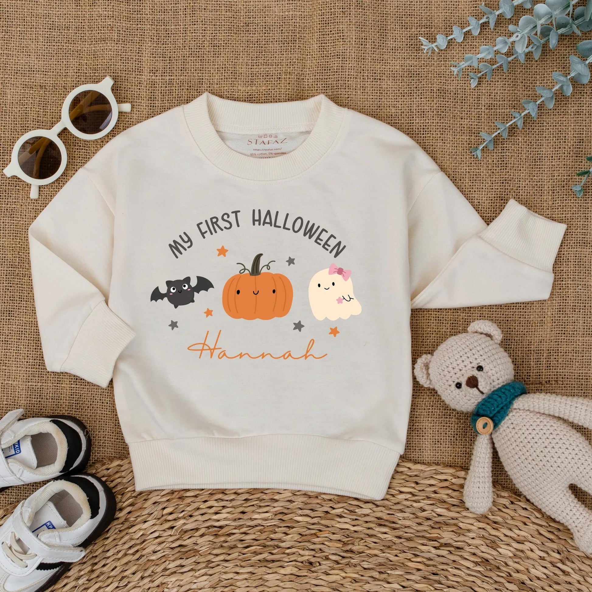My First Halloween Baby Romper Cute Pumpkin Ghost Infant Outfit Adorable Baby Girl Clothes Spooky Season Gifts Perfect for Fall Celebrations
